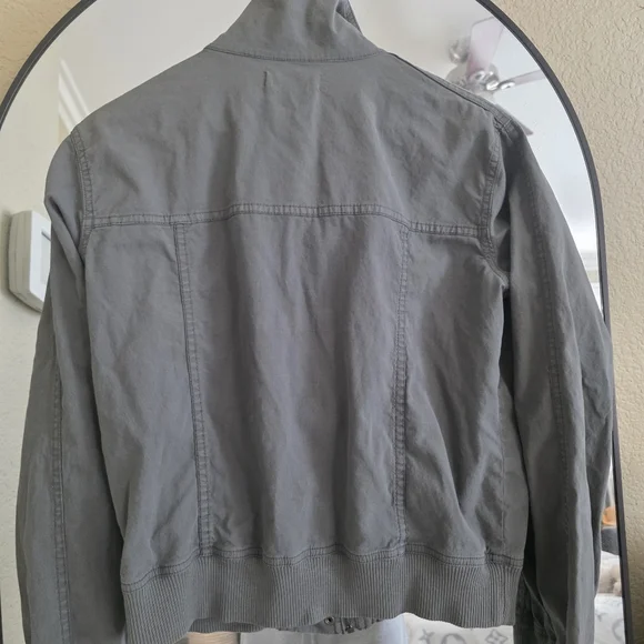 Sonoma Olive Bomber Jacket Cotton Lightweight Small - Picture 10 of 11